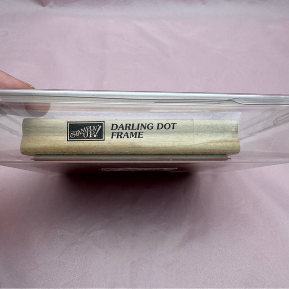Stampin’ Up! Darling Dot Frame Rubber Stamp 🖊️ Scrapbooking Journaling Crafts - Picture 2 of 6